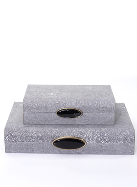 别墅家居客厅床头柜软装首饰盒