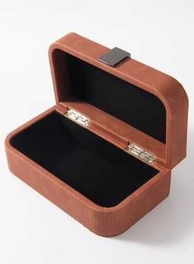 简约轻奢皮革收纳首饰盒