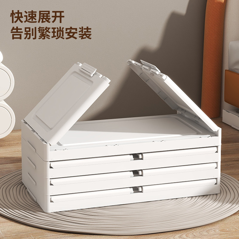 收纳柜免安装折叠收纳箱家用客厅玩具柜储物柜零食柜置物柜整理柜,淘宝优惠券,粉丝福利购,淘宝优惠卷