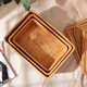 Purely handmade original ecological rattan storage basket desktop Chinese style