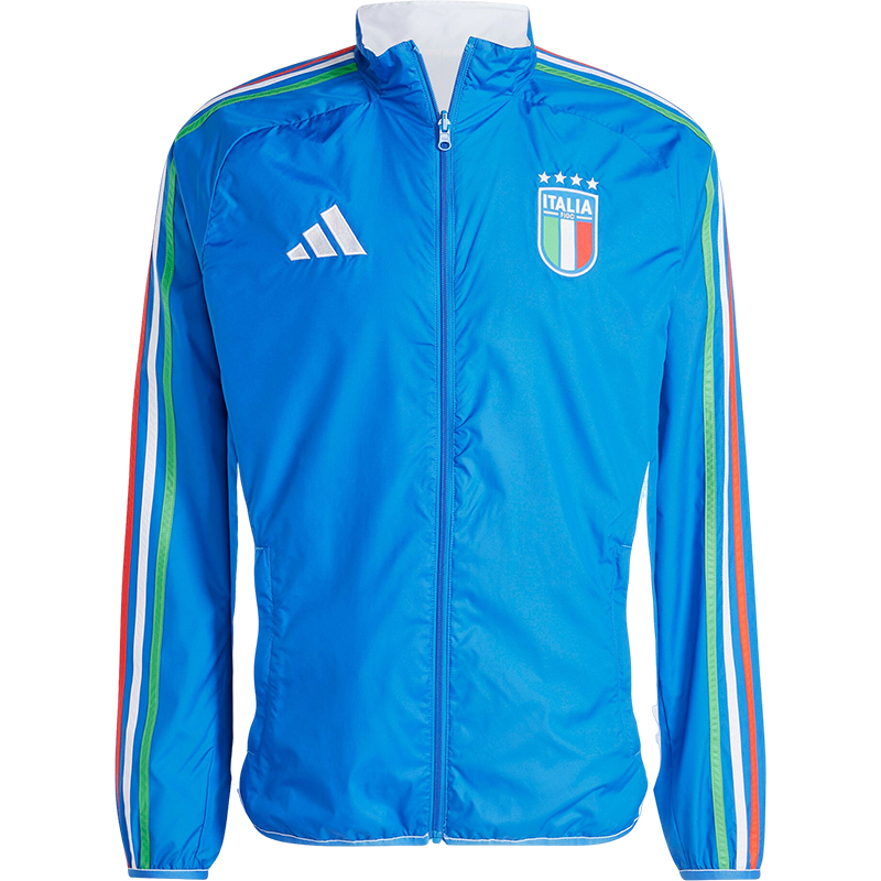 Adidas/阿迪达斯正品意大利队足球男士双面穿运动外套IX0418 - 图3