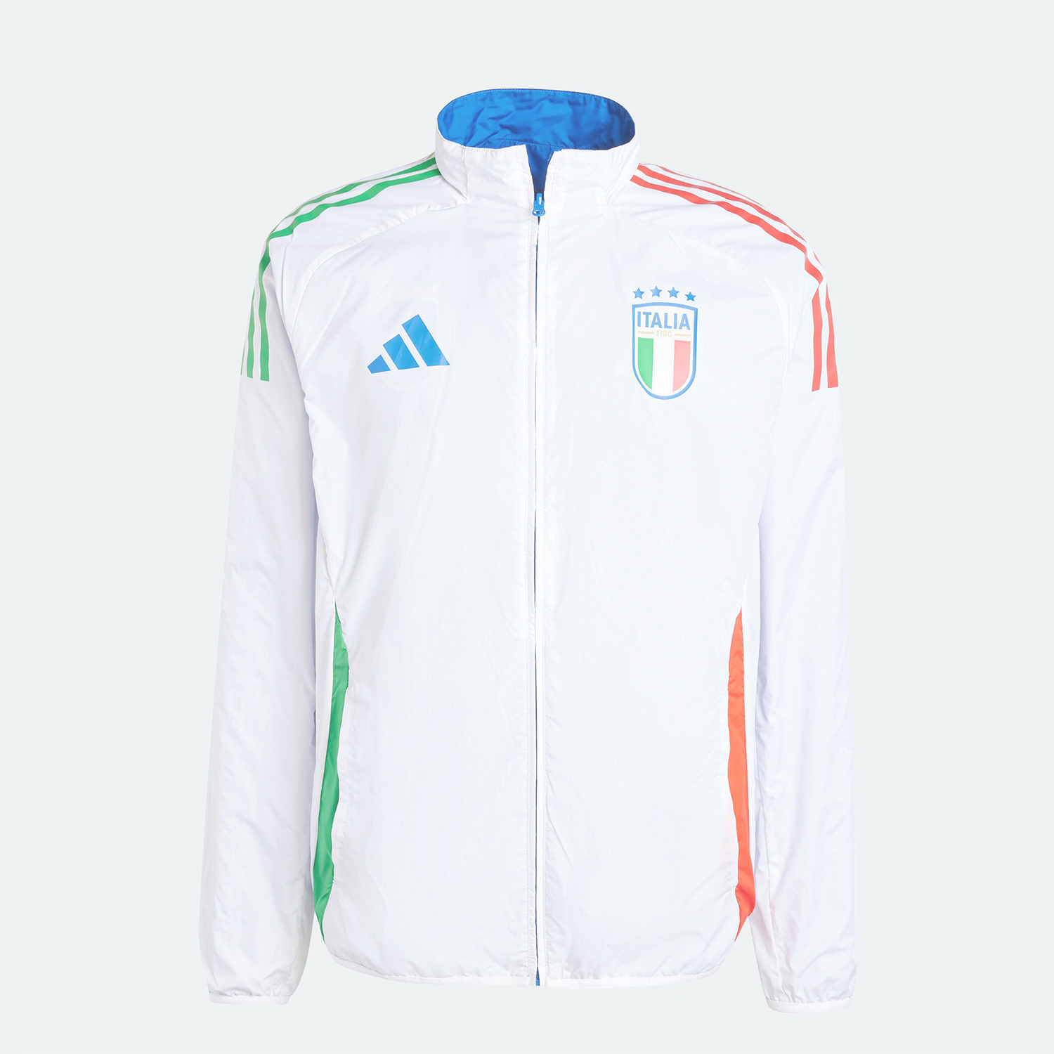 Adidas/阿迪达斯正品意大利队足球男士双面穿运动外套IX0418 - 图0