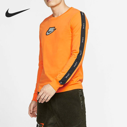 Nike/耐克正品冬季新品男子休闲舒适透气长袖运动T恤  CI6215 - 图0