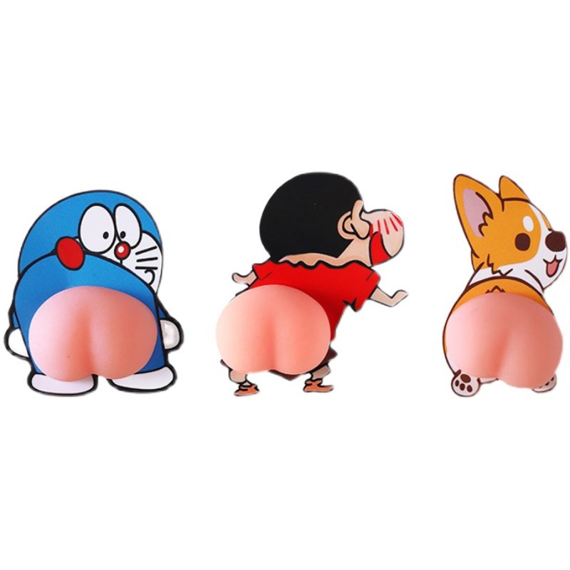 蜡笔小新车门防撞贴汽车可爱捏屁屁硅胶防撞条开门防刮蹭擦装饰贴,淘宝优惠券,粉丝福利购,淘宝优惠卷