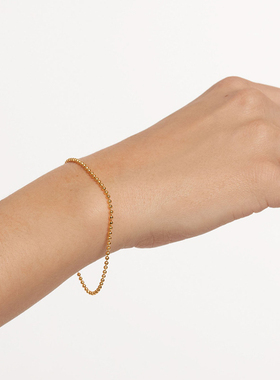 PDPAOLA纯银日韩圆珠手链礼物