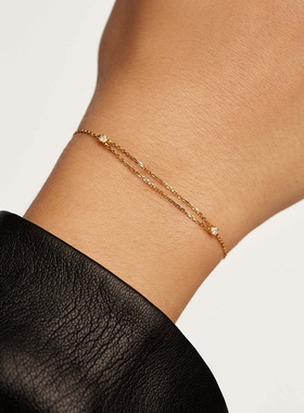 PDPAOLA女纯银小众手链生日礼物