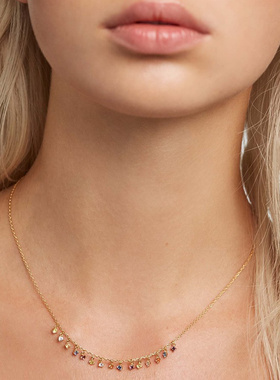 925银项链女轻奢小众高级生日礼