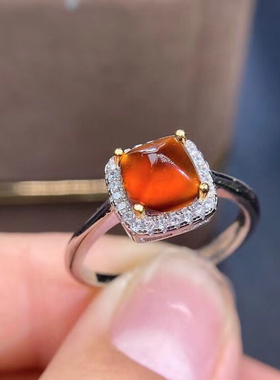 银饰镀18K白金空托糖塔