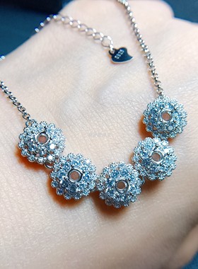 女生925纯银银托手链