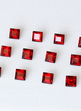 天然裸石方形耳钉手链戒指吊坠