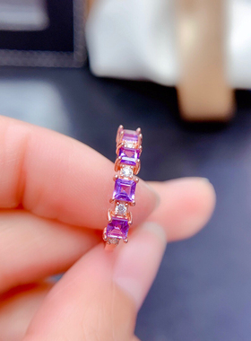 镀18k白金时尚风女戒