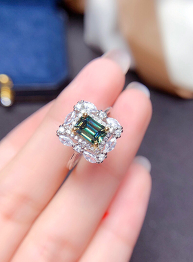 电镀S925套装工艺长方双色8MM