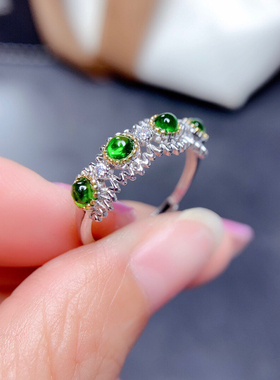 群镶镀18k白金戒指空托