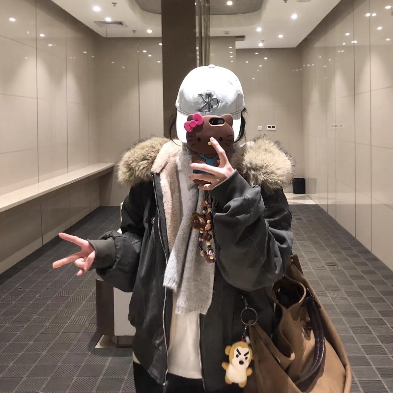 张九亿座山雕棉服女冬季新款棉衣加绒派克服小个子短款棉袄厚外套,淘宝优惠券,粉丝福利购,淘宝优惠卷