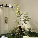 Simple simulated green plant landscaping combination, indoor entrance corner, fern plant decoration under the stairs, bionic plants