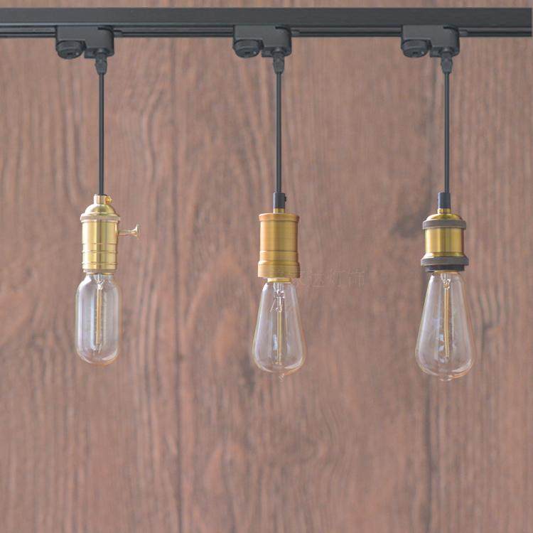 复古创意钨丝暖光装饰北欧个性餐厅酒吧柜台服装店二线轨道条吊灯,淘宝优惠券,粉丝福利购,淘宝优惠卷