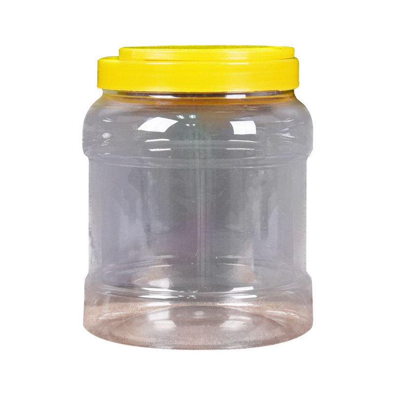 Honey special bottle plastic bottle food grade transparent thickened sealed jar with lid