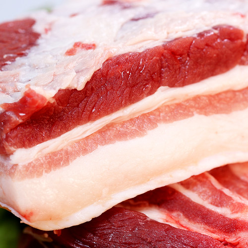 密水农家 国产新鲜食品跑山黑猪肉 带皮五花肉新鲜 鲜嫩多汁400g - 图2