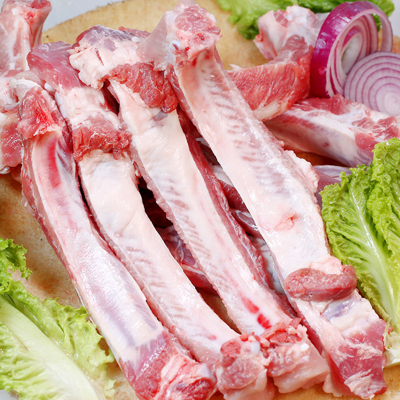 Mishui Farm Fresh Pork Ribs, Anxin Pork Pure Ribs, Domestic Spare Ribs, Farm Cold Fresh Meat