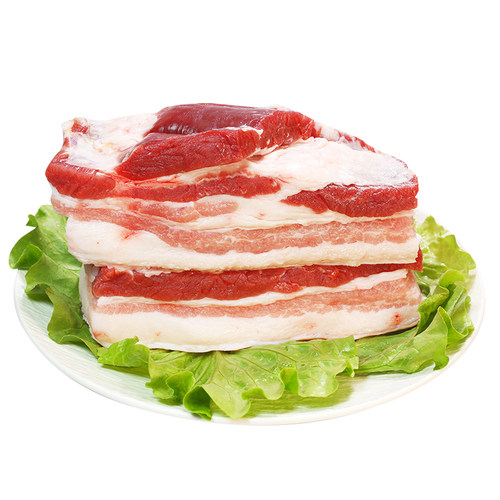 密水农家 国产新鲜食品跑山黑猪肉 带皮五花肉新鲜 鲜嫩多汁400g - 图3