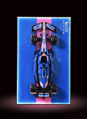 F1赛车主题装饰相框壁挂摆件