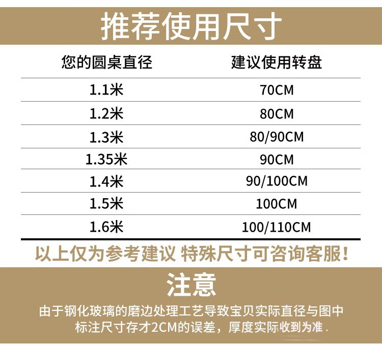 餐桌火锅转盘钢化玻璃圆桌转盘家用桌子玻璃转盘台面挖孔空心转盘