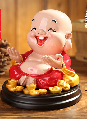 妙工坊中式风禅意财神可爱名片座