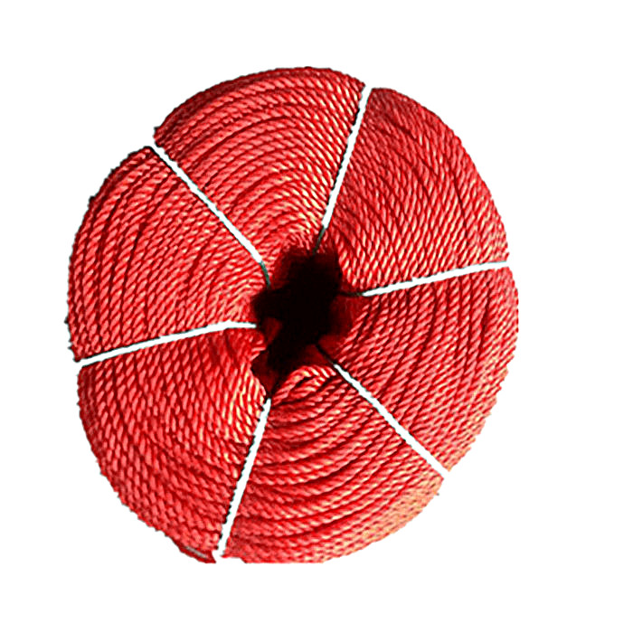 3--12毫米红色聚乙烯尼龙绳广告园艺绳打包捆绑塑料绳晒被胶丝绳