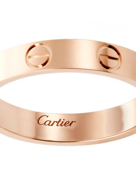 卡家CNC精工S925银厚镀金满天星螺丝戒LOVE镶钻螺丝情侣对戒指环