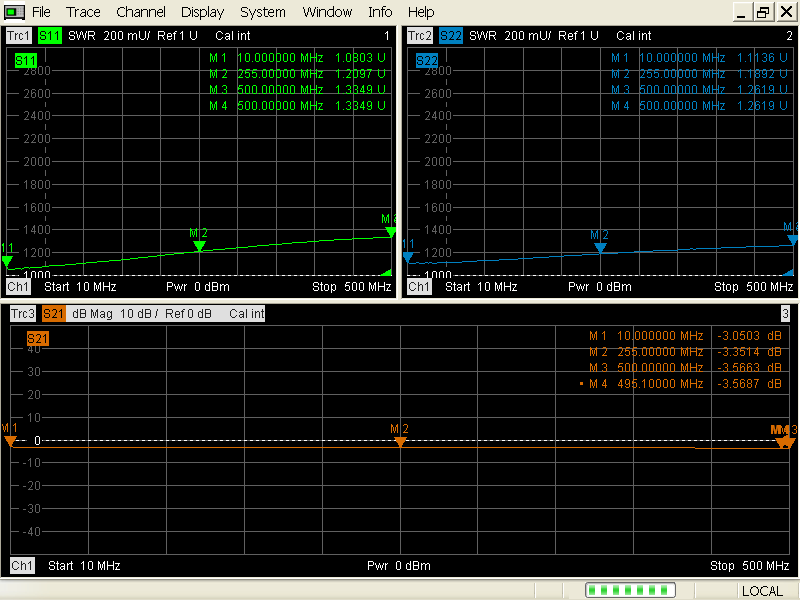 5-500MHz 0.005-0.5GHz SMA 2W射频微波同轴低频二合一合路器-图2