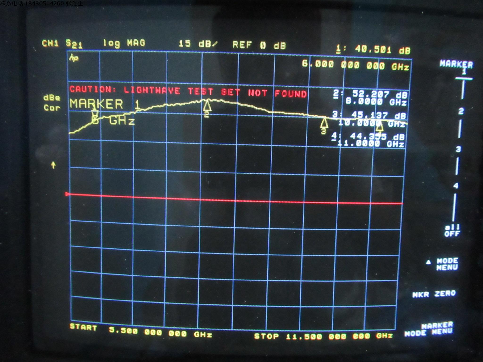 美国JCA进口 6-11GHz 40dB 23dBm SMA 射频微波宽带 VGC放大器 - 图3