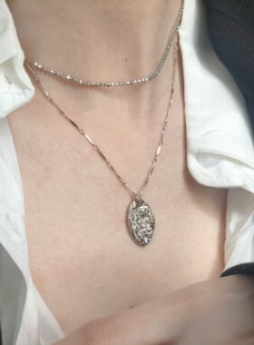 新品原创进口加厚版银项链圆珠