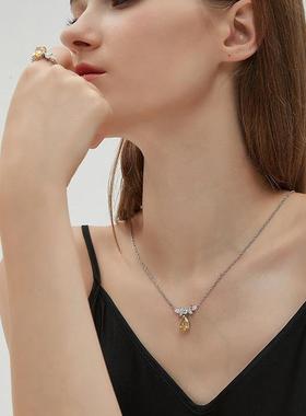 leqiyuan925银银女轻奢项链