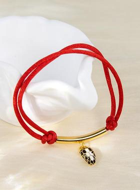 小红绳手链高级原创设计新年礼物
