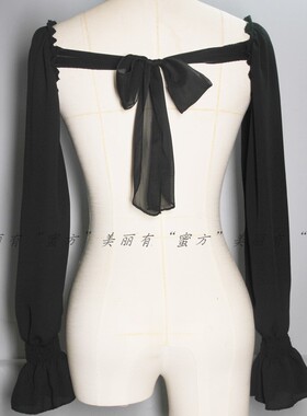 女秋新款黑色雪纺假袖子可缝袖套