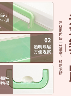 美甲工具箱大容量甲油胶收纳盒