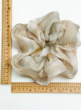Summer New Style Tie-dye Chiffon Pleated Hair Band High-end