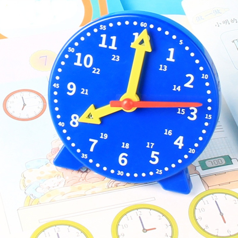 Kids Clock Educational Toys Hour Minute Second Time Learning-图2