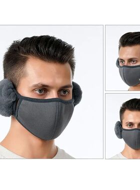 Women Winter Warm Cold-proof Earmuffs Windproof Mouth Cover