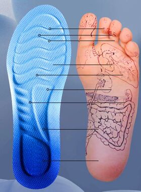 Orthopedic Insoles for Breathable Soft Latex Insoles Sport S