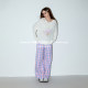 MoodBerry American Retro Contrast Color Plaid Straight Pants Women's Spring Lazy Style ແອວສູງ Casual Loose Pants