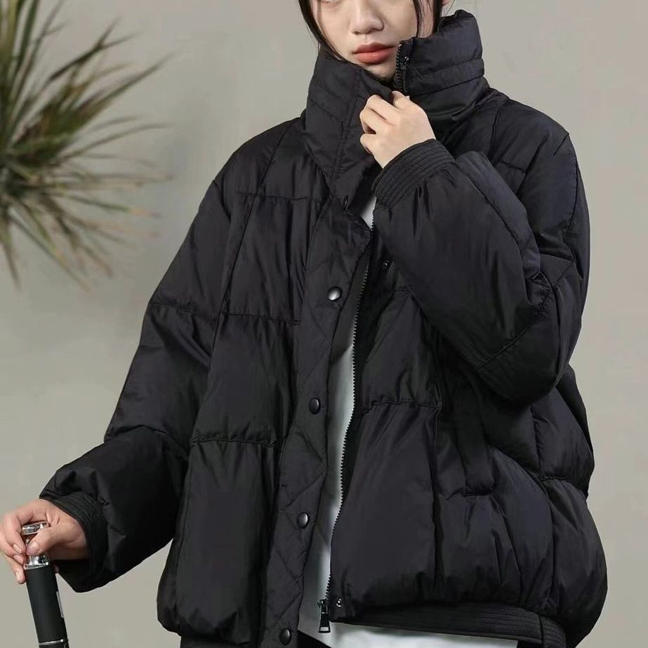 羽绒服女2025冬季新款白鸭绒韩版连帽宽松显瘦加厚面包服短款外套,淘宝优惠券,粉丝福利购,淘宝优惠卷