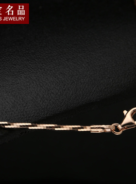 纯银短款镀18k白金镭射项圈