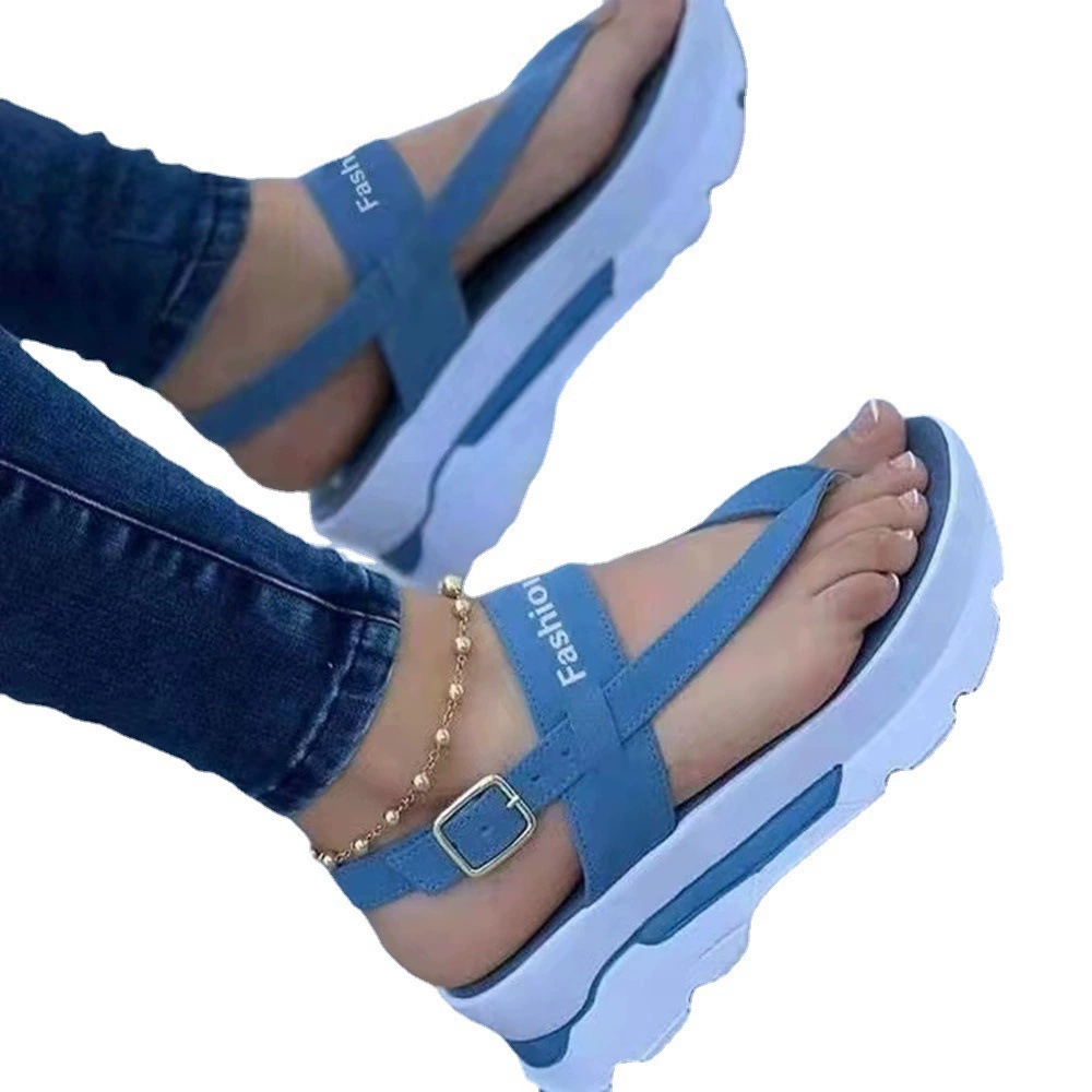 Women Sandals 2022 New Platform Sandals For Summer Wedges Sh-图2