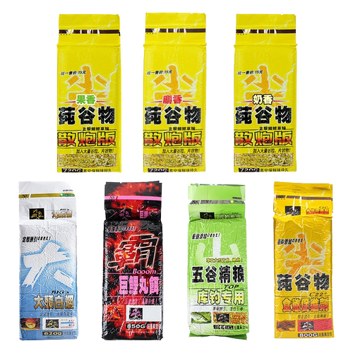 南北鱼饵纯谷物尖饵料800g综合饵基础打窝料鱼料食欲促进剂钓鱼料 - 图3