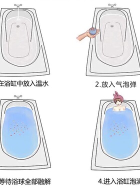joyous爆炸浴盐泡泡球精油浴盐泡澡球网红款气泡弹多泡型
