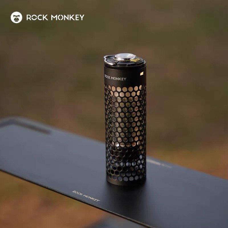 ROCKMONKEY岩猴户外露营镂空灯罩GZ雷神通用不锈钢桶形黑化超薄,淘宝优惠券,粉丝福利购,淘宝优惠卷