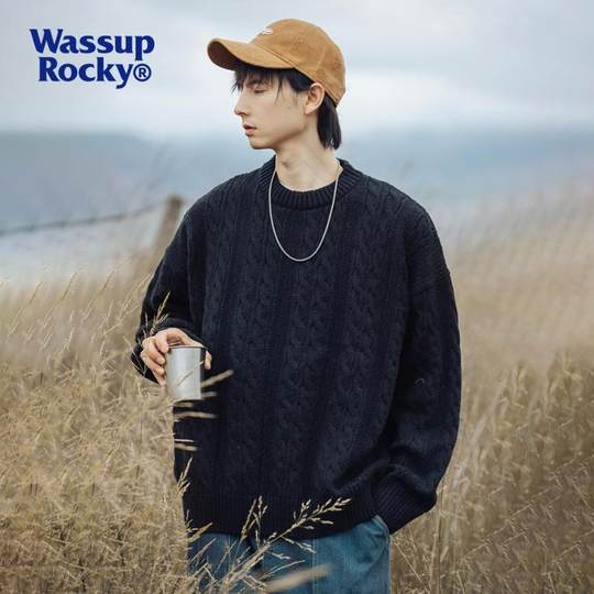 WASSUPROCKY Свитер японской вязки