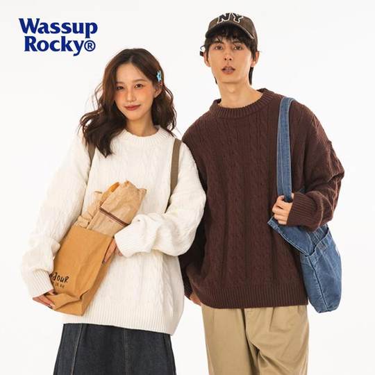 WASSUPROCKY Свитер японской вязки