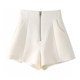西装白色短裤女2025新款爆款高腰显瘦宽松A字休闲阔腿裤春夏外穿